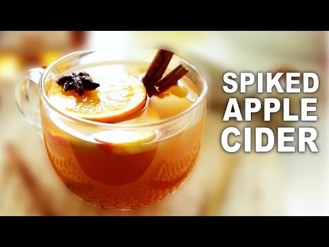 Spiked Apple Cider 🍎 EASY, QUICK-FIX Holiday Cocktail