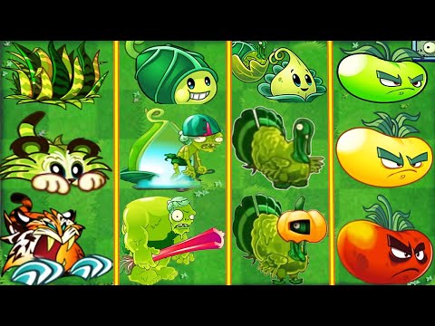 Plants vs zombies 2: Tiger Grass,Zoybean Pod,Turkey-pult Power-up