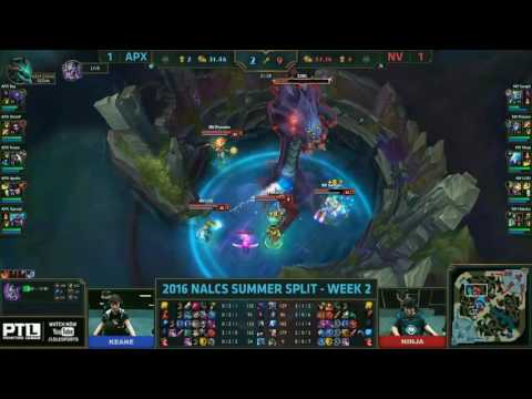 Apex vs Team Envy Game 3 Highlights   NA LCS Week 2 Summer 2016   APX vs NV G3