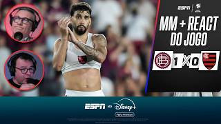 REACT ABSURDO! A DERROTA DO FLAMENGO PARA O LANÚS NA VOZ DO VAUGHAN | RECOPA SUL-AMERICANA