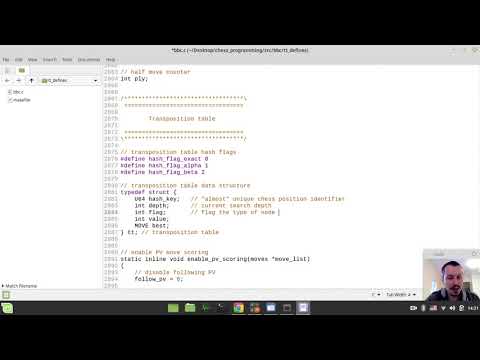 Bitboard CHESS ENGINE in C: implementing HASH TABLE aka transposition table (define & initialize)