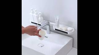 Nastaviteľná kúpeľňová polička