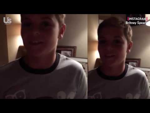 Britney Spears Screams as She Gets Pranked by Her Kids