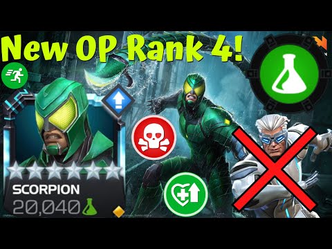 BEST SCIENCE CHAMP TO RANK 4!! All Aboard The Scorpion Hype Train! Quicksilver Who? BGs GOAT! - MCOC