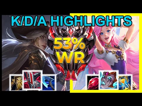 【 Seraphine 】vs Ashe - GRANDMASTER - Carry - Patch 11.17 - K/D/A Highlights