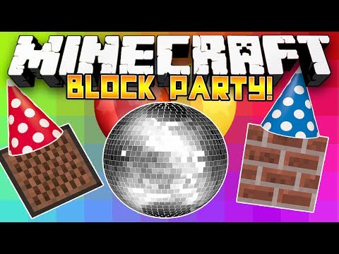 Minecraft Mini-Game: FUNNY BLOCK PARTY! w/Preston, Woofless & Lachlan!