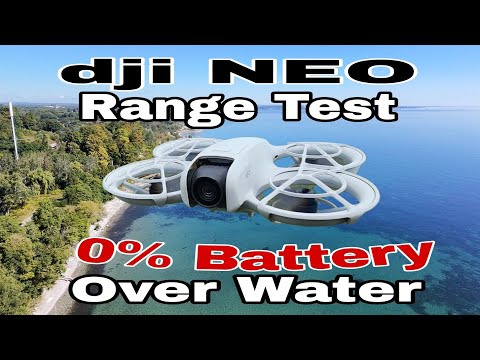 Dji NEO Range Test - Critical 0% Low Battery Over Water