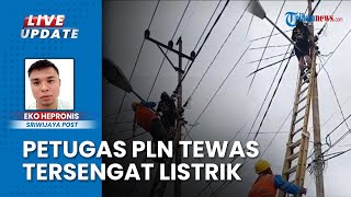 Petugas PLN Tewas Tergantung Tersengat Listrik saat Perbaiki Kabel di Lubuklinggau Sumatera Selatan