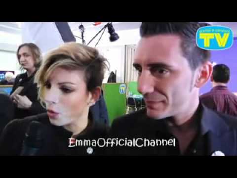 Emma Marrone & Modà con Albano e Vecchioni nella redazione di Sorrisi e canzoni - 20.02.11