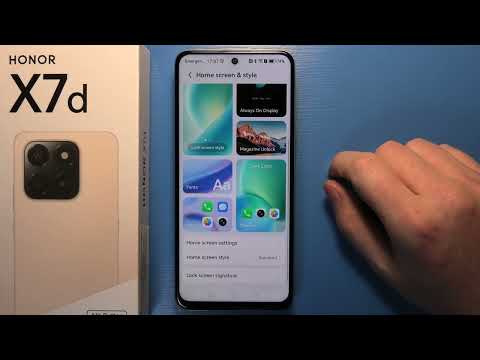 Honor X7D - How to Enable/Disable App Drawer