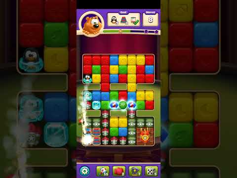 Toonblast Level 8012. SuperHard. No Boosters.