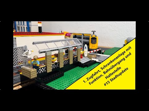 1. Zugfahr, Schrankenanlage mit Funktion, neue Haltestelle, Stadtupdate #15