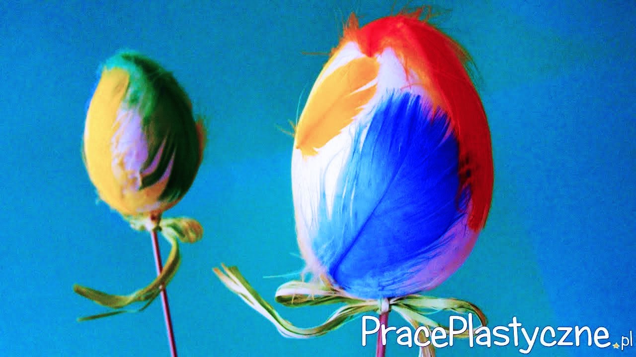 Jak zrobić pisankę z piórkami?