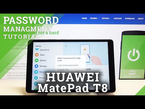 How to Lock Apps in HUAWEI MatePad T8 – Create App Lock