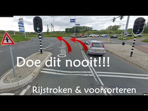 Rijstroken, als je dit doet zak je meteen op je examen!