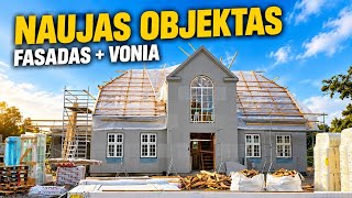 NAUJAS OBJEKTAS | Fasadas + vonios | Darbo ogogo🙈