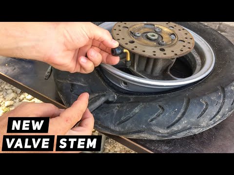 Wheel Tire Valve Stem: How to remove and install it | Mitch's Scooter Stuff