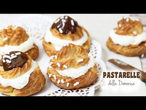 PASTARELLE CON LA PANNA fatte in casa | ricetta pasta choux | bignè alla panna