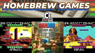 Randoom Ancient Stones - New Commodore 64 game 2025