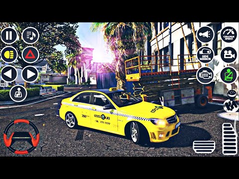 US Prado Car Taxi Cab Simulator 3D || Car Driving in Open World City || Unique Games