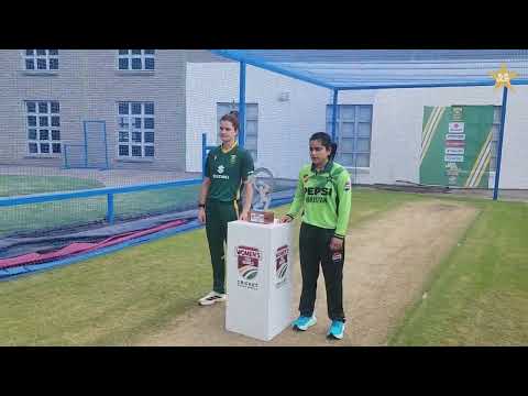Behind the scenes of Pakistan Women vs South Africa Women ODI Series Trophy Shoot 🏆