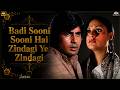 Badi Sooni Sooni Hai Zindagi Full Song Kishore Kumar Amitabh Bachchan Jaya Bhaduri Mili 1975