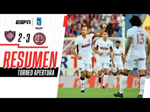 San Lorenzo 2 - Lanús 3 - Summary - Professional Football League