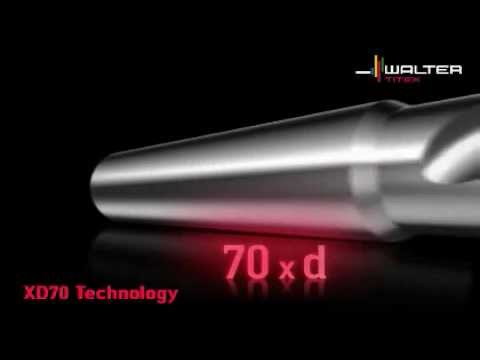 Walter XD70 Technologie - höchst präzise in einem Zug bis 70 x Dc
