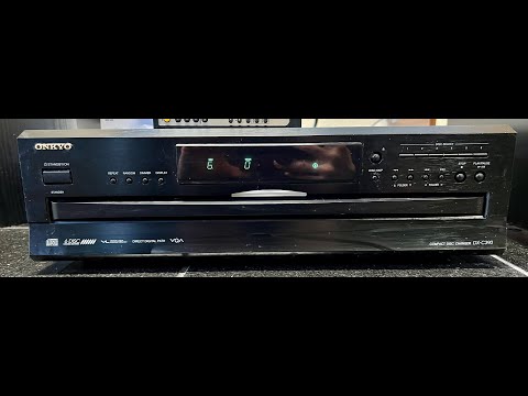 Onkyo DX C390 6 Disc CD Player:Changer w: Remote & Manual; Tested