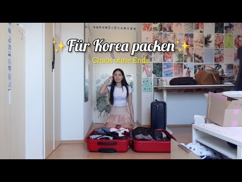 Packing for Korea✨🦋