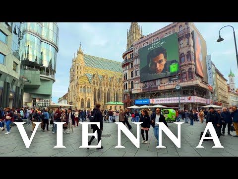 Vienna, Austria 🇦🇹 Walking Tour, Autumn 4K UHD 
