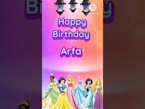 Happy birthday 🎂 Arfa |New theme 🥳 Celebrate 🎉 your special day #birthday#status #wishes#gif