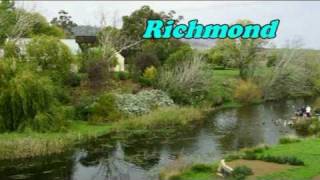 preview picture of video 'Australië/Tasman Peninsula - Farmers markt te Sorrel en de Historic Town Richmond,'