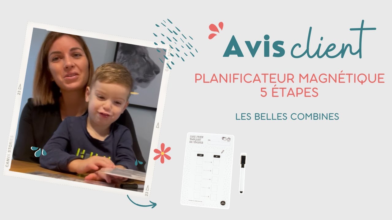 [LES BELLES COMBINES] LE PLANIFICATEUR MAGNETIQUE 5 ETAPES
