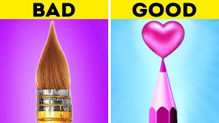 BEST PARENTING LIFE HACKS || Awesome Drawing Tricks And Tips By 123 GO! LIVE