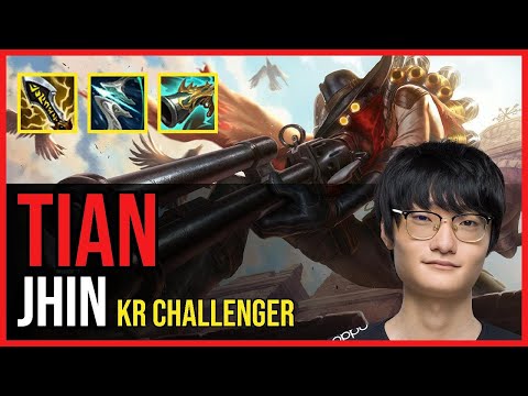 Tian - JHIN vs. CAITLYN ADC | KR Challenger