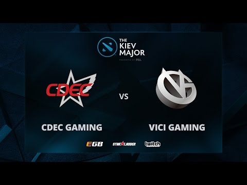 CDEC Gaming vs Vici Gaming, The Kiev Major CN Main Qualifiers