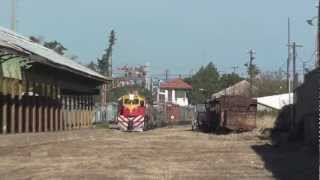 preview picture of video 'Tren del Belgrano Cargas (7739) llegando a Cruz de Eje Norte, Córdoba'
