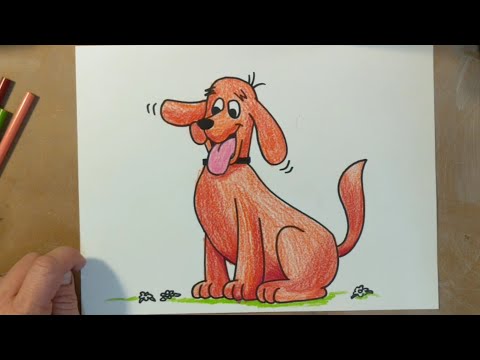 How to Draw Clifford the Big Red Dog I m Youtuber Follow my videos