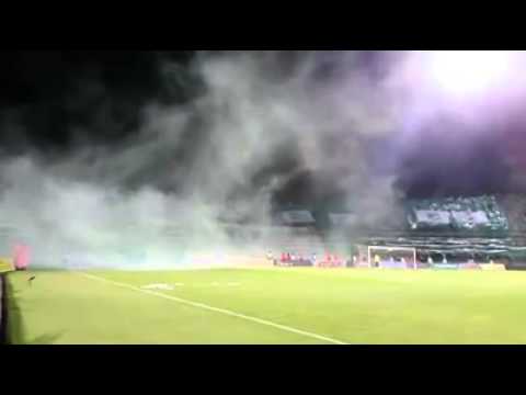 "SALIDAD Atletico Nacional vs Independiente Medellin 1-0" Barra: Los del Sur &bull; Club: Atlético Nacional