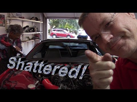 Windshield Install, Chevy Camaro