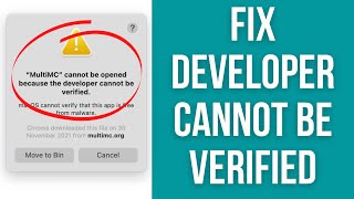 How To Fix "Cannot be opened because the developer cannot be verified" Error macOS Gatekeeper