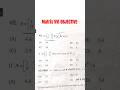 Matrix VVI OBJECTIVE Matrix Important MCQ 12th Math Matrix