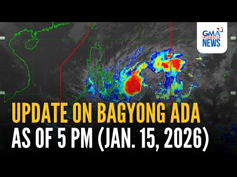 LIVE  - Update on Tropical Cyclone #AdaPH as of... (Jan. 15, 2026) - Replay | GMA Integrated News
