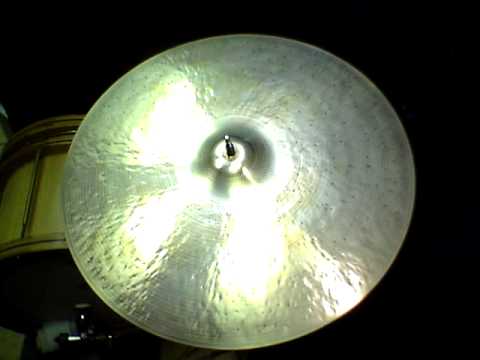 22 Small Bell Half Kontroversial, 1934g - Handcrafted cymbals by Craig Lauritsen..MOV