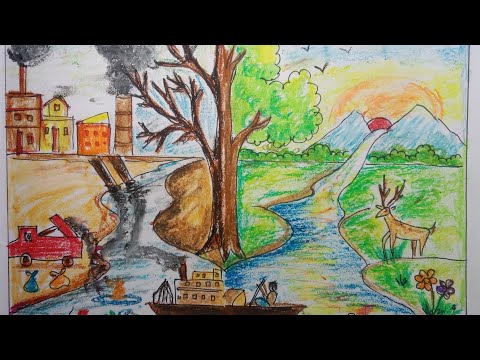 Environmental drawing || Beauty of Nature || For the love of Nature