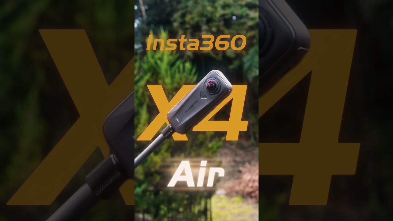 新発売！従来の360度カメラのX4に続き、「X4 Air」が登場！重さ165g。8Kの高画質で撮影が可能！#insta360 #Insta360X4Air #アクションカメラ #motorcycl