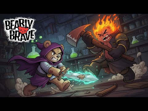 BARELY BRAVE: Scaling OP Damage in this NEW Roguelike Deck-Builder