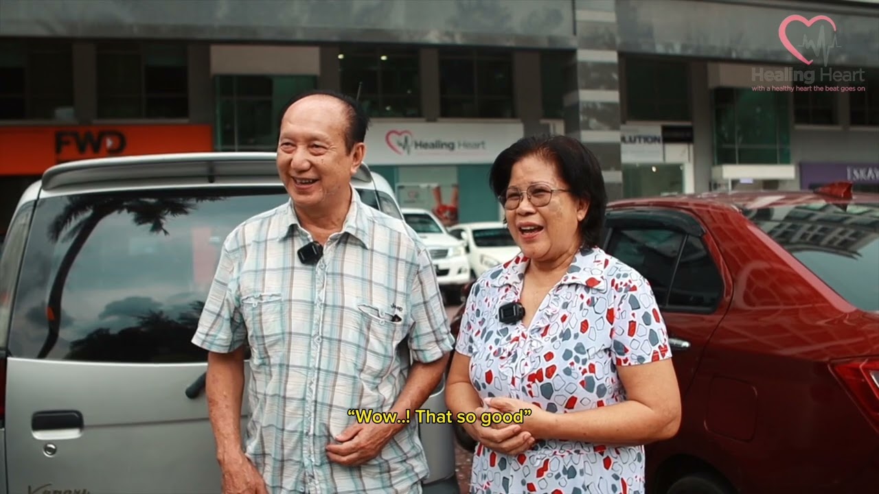 The knee pain gradually improves after treatment at EECP Healing Heart