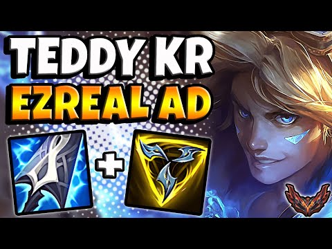Ezreal vs Kalista ADC [ Teddy ] Patch 12.10 Korea Grandmaster ✅